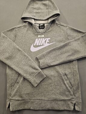 Nike Sportswear Club Fleece Pullover Hoodie - Heather Gray